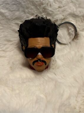 Rare New The Weeknd 3D Head Keychain